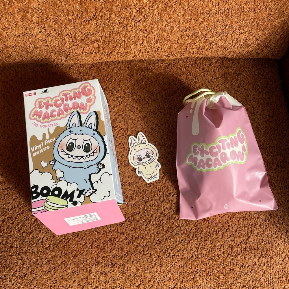 AUTHENTIC Labubu Macaron Soy Milk